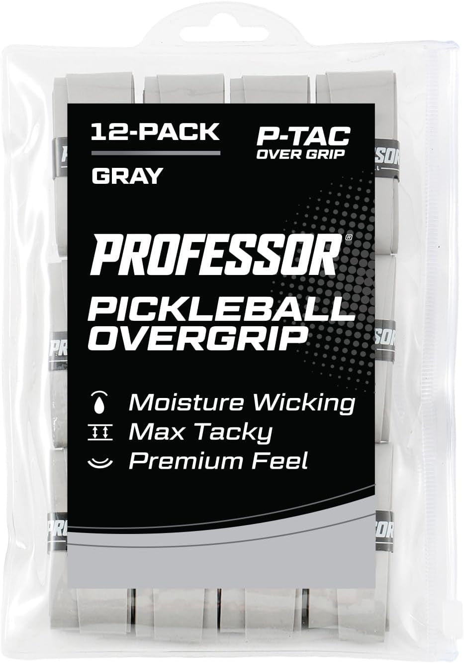 Rallyborn Pro Overgrips — Max-Tacky Moisture-Wicking Grip Tape, Multi-Pack