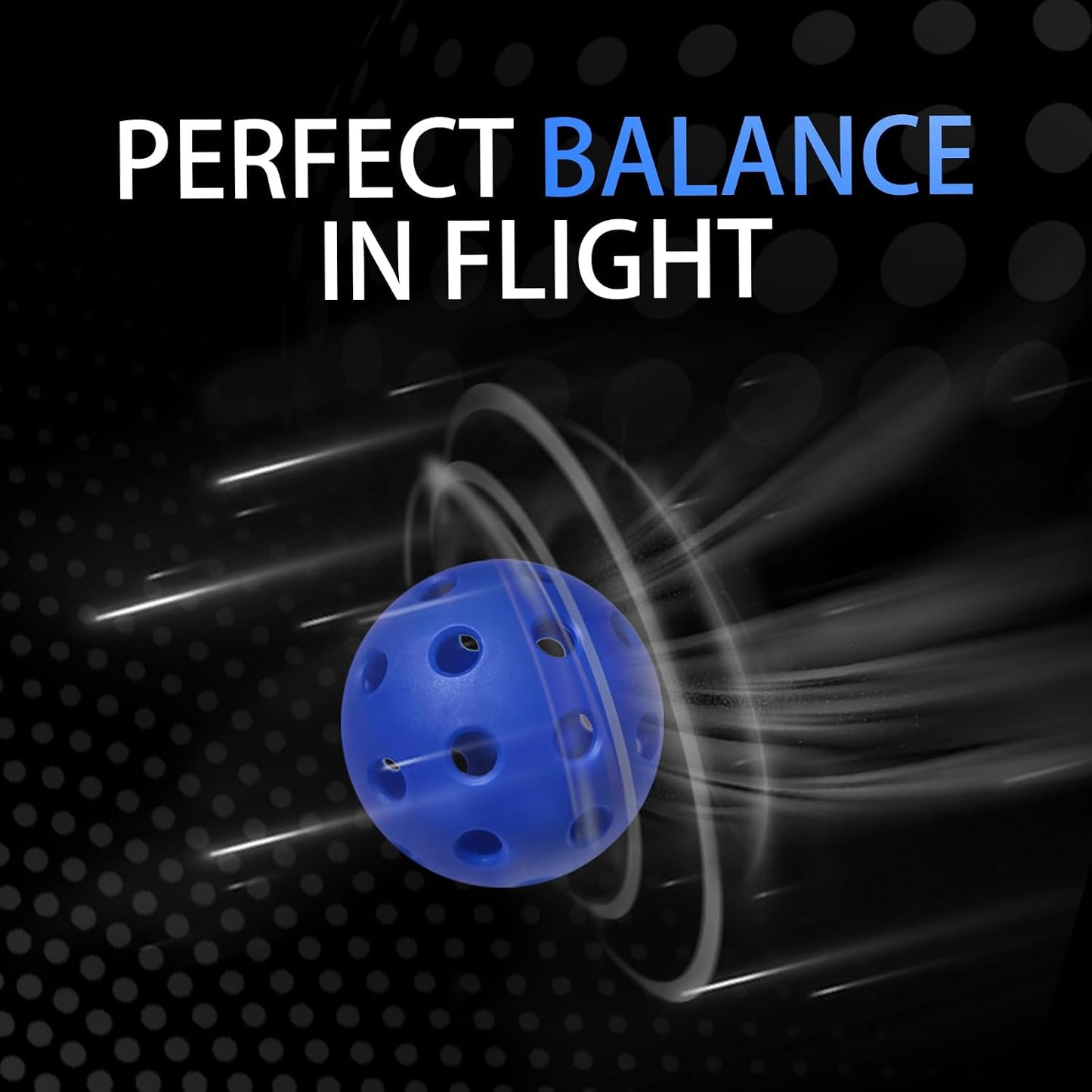 Rallyborn Optic Outdoor Pickleballs — 40-Hole High-Visibility Tournament Balls