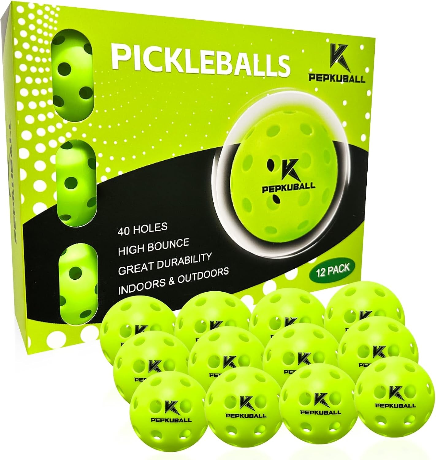 Rallyborn Indoor & Outdoor Ball Pack — 26-Hole Indoor + 40-Hole Outdoor Balls