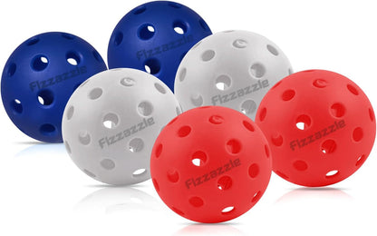 Rallyborn Optic Outdoor Pickleballs — 40-Hole High-Visibility Tournament Balls
