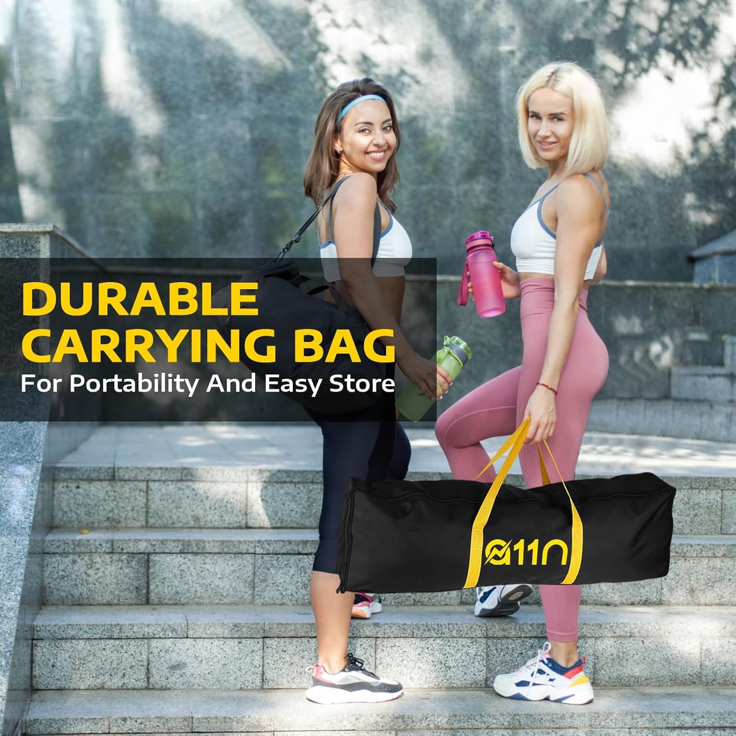Rallyborn Driveway Net — Regulation-Size Portable Pickleball Net with Carry Bag