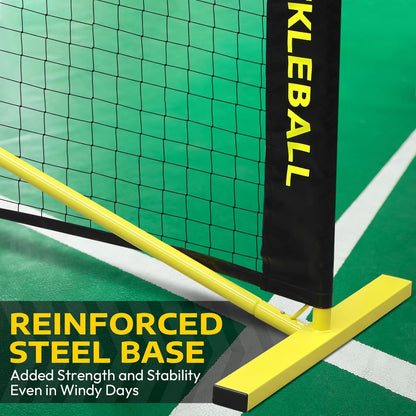 Rallyborn Driveway Net — Regulation-Size Portable Pickleball Net with Carry Bag