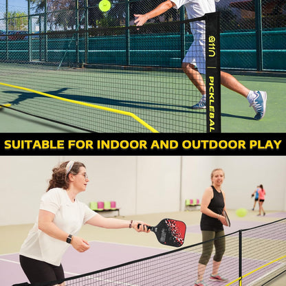 Rallyborn Driveway Net — Regulation-Size Portable Pickleball Net with Carry Bag