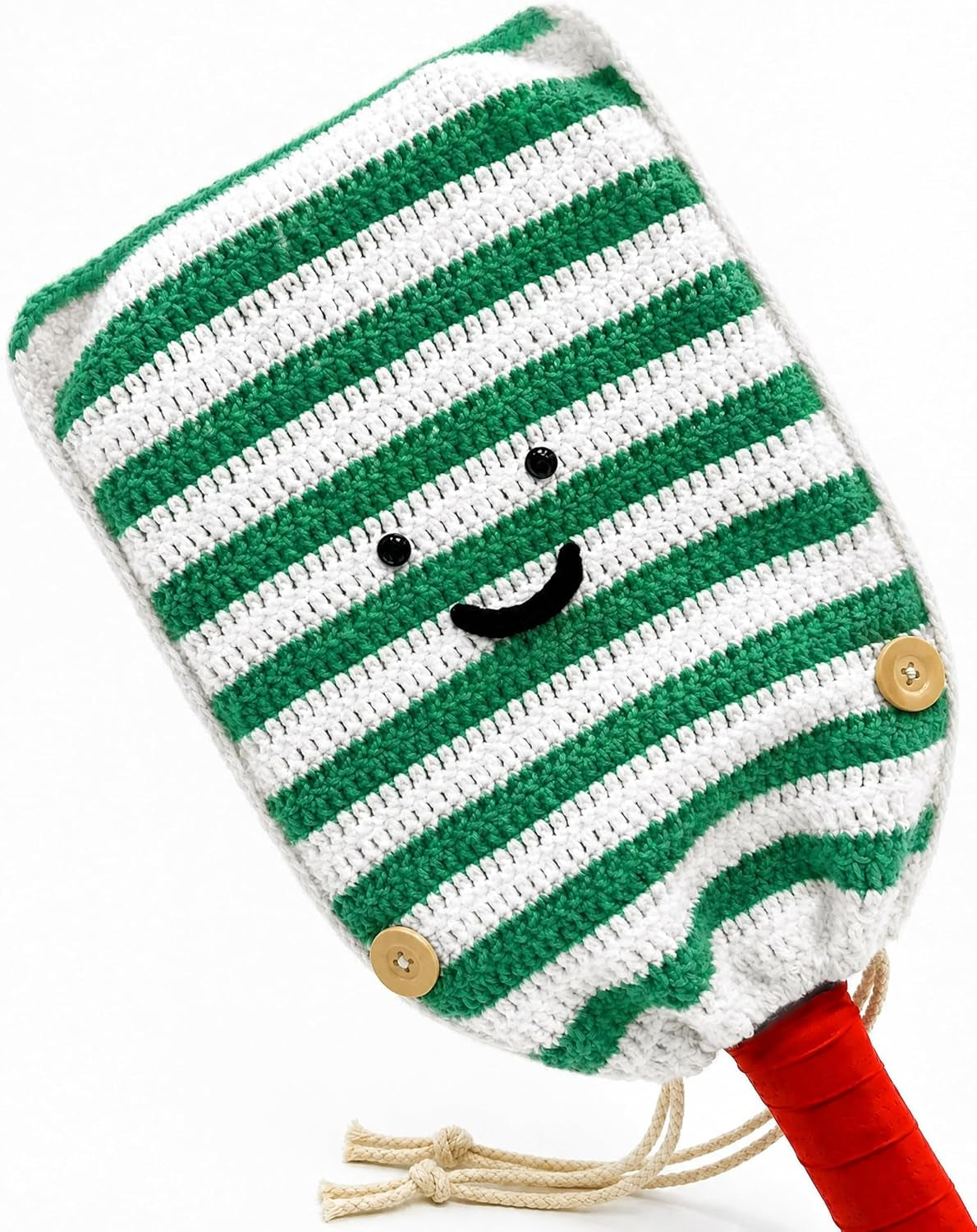 Rallyborn Handmade Paddle Cover — Gift-Ready Crochet Case with Present Bag