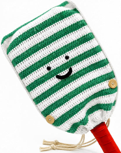 Rallyborn Handmade Paddle Cover — Gift-Ready Crochet Case with Present Bag